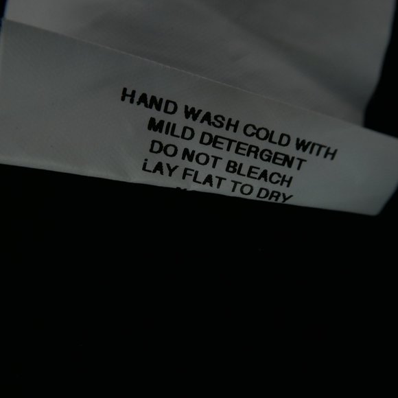 Vince x A Pea In A Pod Maternity WooL Sweater Dress Black Knit Cowl Flounce Slv - Picture 8 of 8